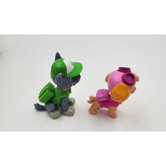 Spin Master Paw Patrol Figure Lot Of 4 Chase Rubble Rocky Skye - Picture 5 of 9